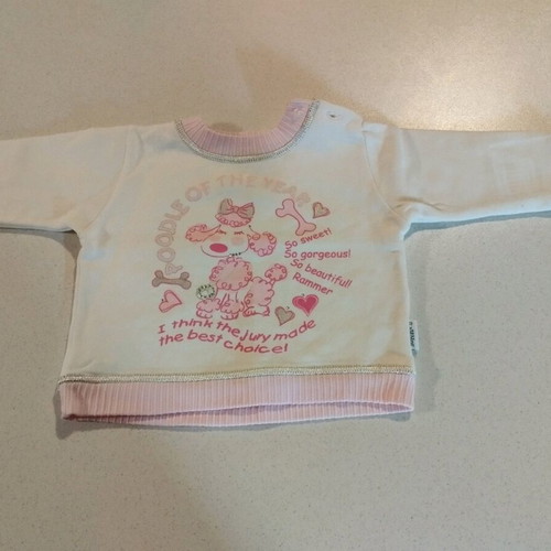 Pink baby shirt 6 months like new