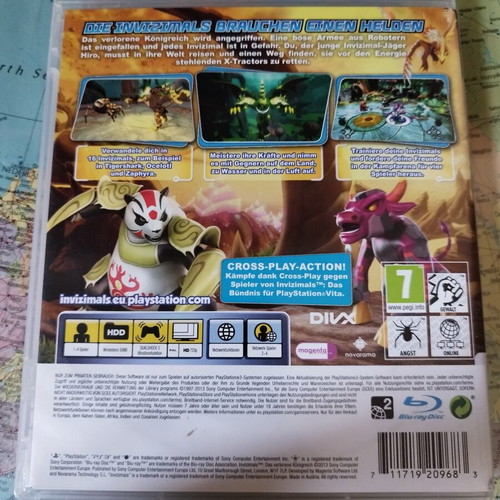 Invizimals PS3 game, German edition