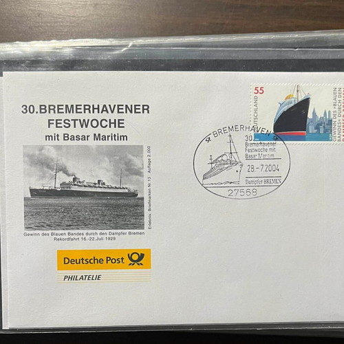 Philatelic covers from Germany like new, collection of 68 in album