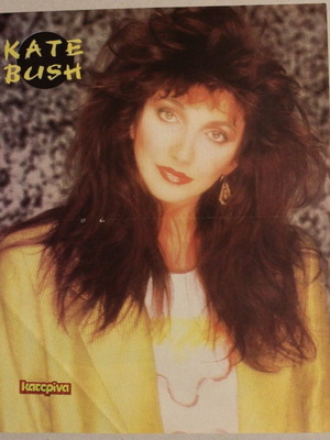 Kate Bush ένθετο αφίσα από περιοδικό σαν καινούργιο