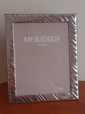 Silver photo frame large size new in packaging