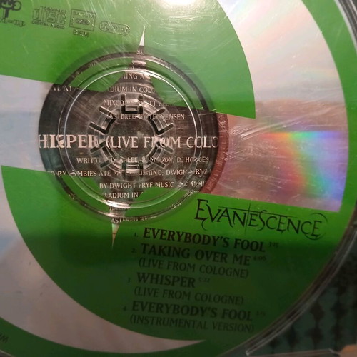 Evanescence Everybody's Fool CD single like new