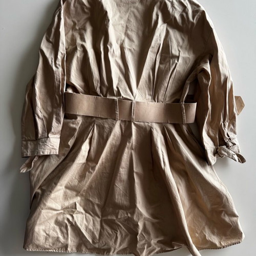 Zara dress with belt used, size L, beige