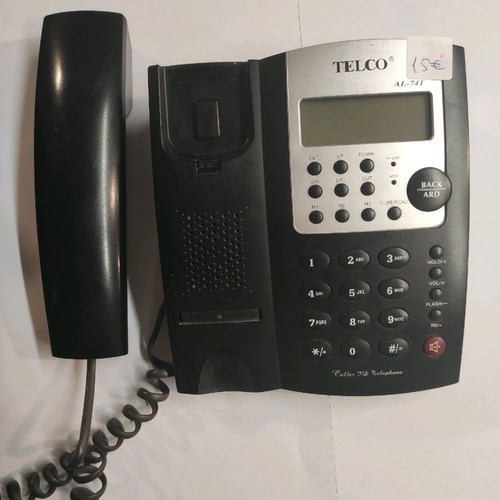 Telco landline phone used with speakerphone