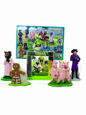 Shrek Kinder Surprise Toys Set like new