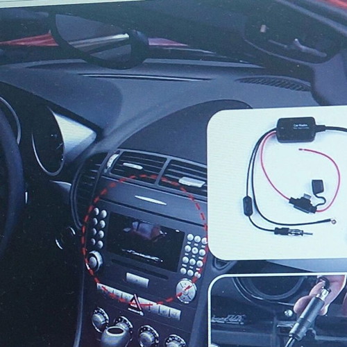 Car antenna 3-in-1 DAB AM FM with signal amplifier new