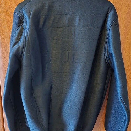 Men's black warm fleece sweatshirt XL
