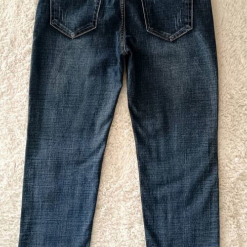 Men's Blue Black Regular Fit Jeans new, thin denim W32 L32