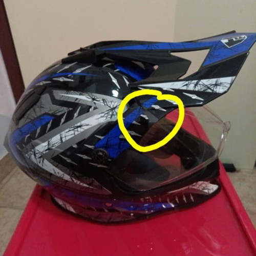 On Off and Enduro Motorcycle Helmet like new, size L