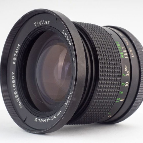 Vivitar 28mm f/2.5 Auto Wide-Angle Lens for Minolta MD