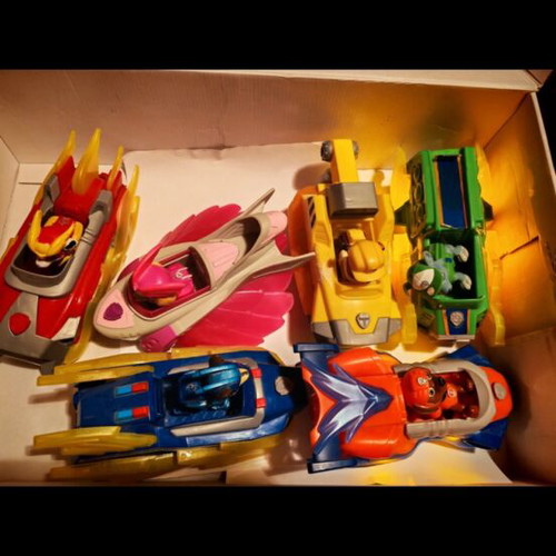 Paw Patrol toys used, with lights and sound, sold separately or together
