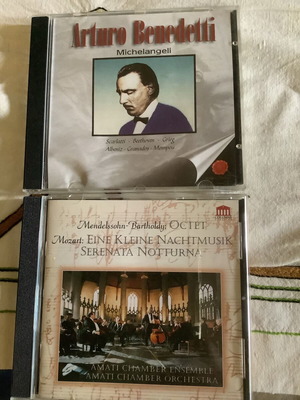 Classical works CD set like new, Benedetti and Mendelssohn
