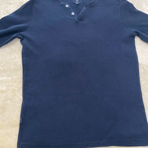 Men's long-sleeve shirt like new, size M, blue