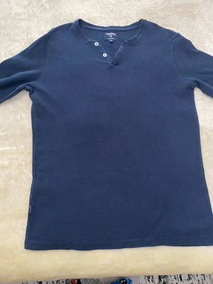 Men's long-sleeve shirt like new, size M, blue