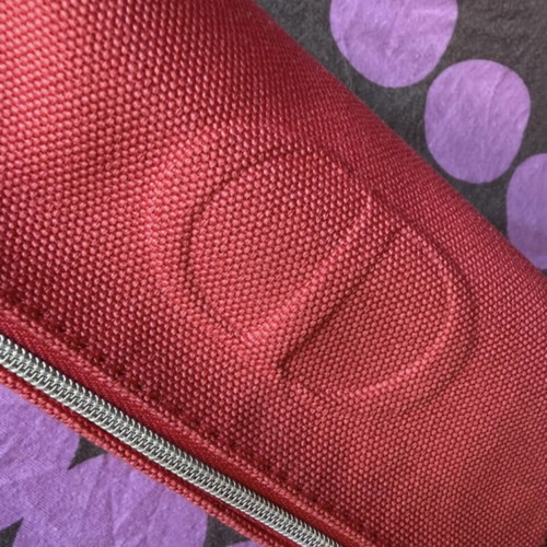 Dior toiletry bag like new, red
