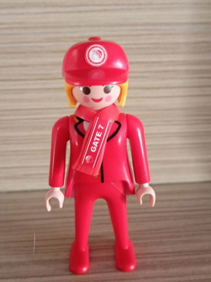Playmobil fan woman Olympiacos like new
