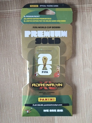 Panini Adrenalyn XL FIFA World Cup 2026 Premium Gold πακέτο καρτών
