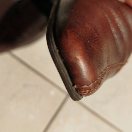 Leather pumps like new, brown, size 38