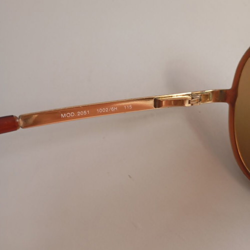 Versace vintage sunglasses unisex used, gold color