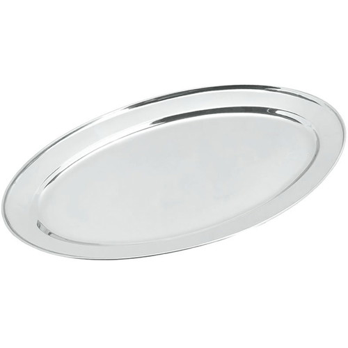 Heavy Stainless Steel Serving Platter 56x40cm new