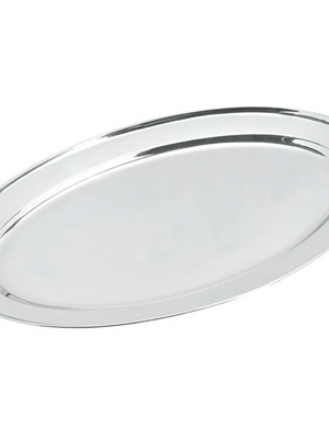 Heavy Stainless Steel Serving Platter 56x40cm new