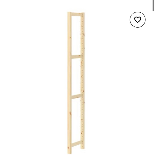 IKEA IVAR side unit set of 3, 30x179 cm, solid pine wood, new