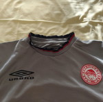 Olympiakos third jersey medium used, silver