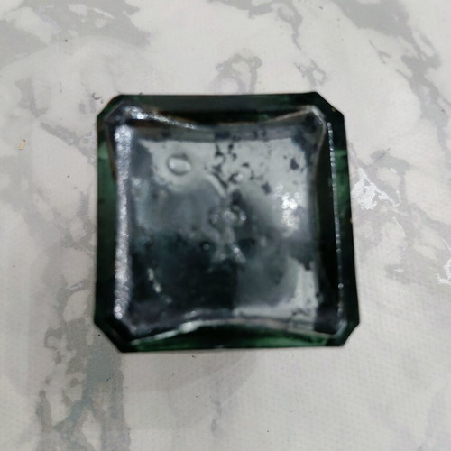 Elvita vintage glass ink bottle 1950s