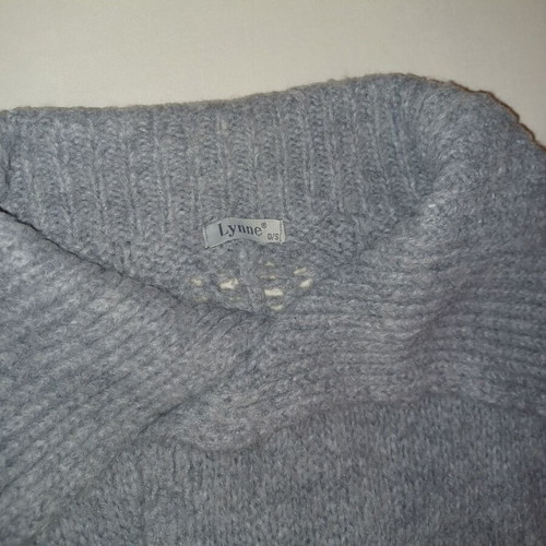Lynne knitted cardigan used, grey, one size