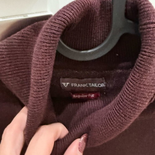 Men's turtleneck XXL unused burgundy Frank Tailor like new