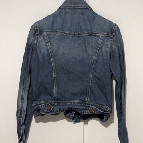 Zara Trf denim jean jacket like new, slim fit, size L/30