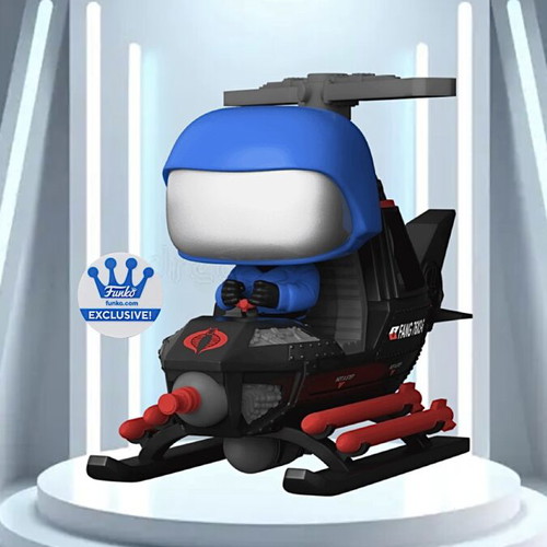 Funko Pop Cobra Commander with Helicopter new
