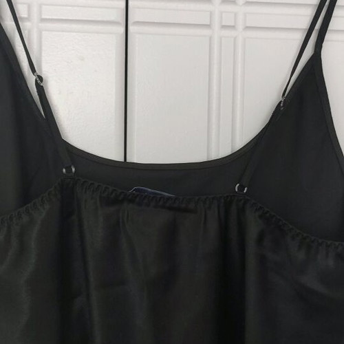 Nightdress set size XL and robe size L black, new with strass