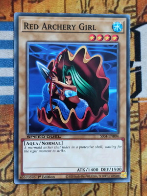 Red Archery Girl κάρτα Yu-Gi-Oh! σαν καινούργιο