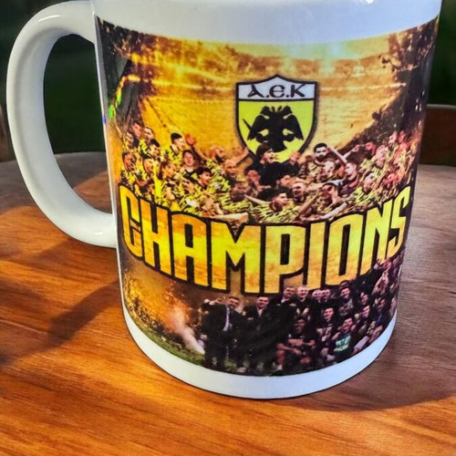 AEK Champions Ceramic Mug new, summer collectible