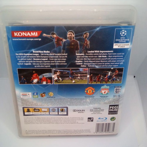 PS3 Pro Evolution Soccer 2009 game used