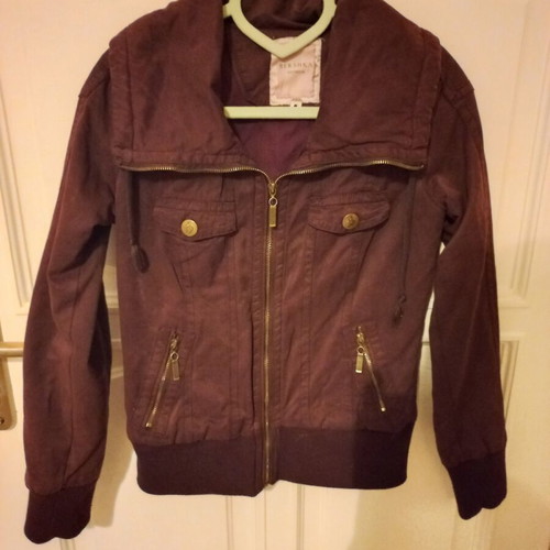 Bershka jacket like new, purple, size M
