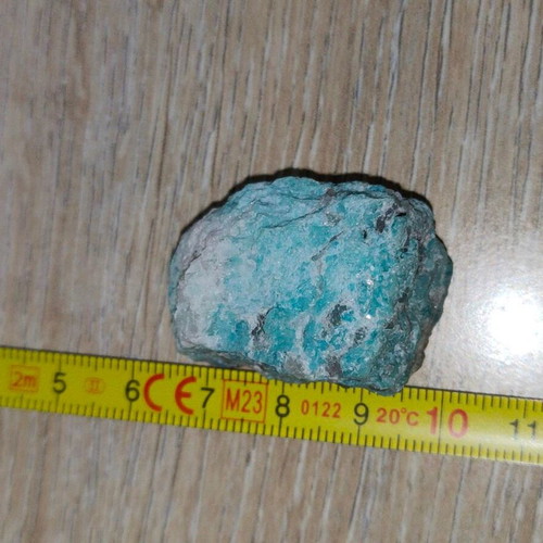 Amazonite natural raw stone from Madagascar like new