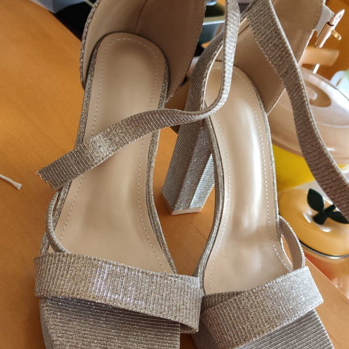 Formal wedding high heels, 2 pairs, size 37, new