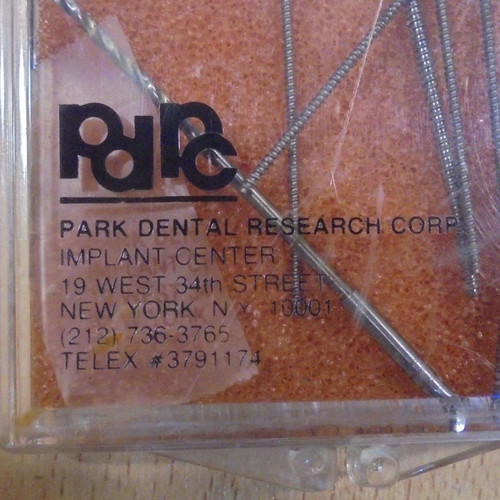 Park Dental old dental parts set new