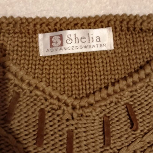 Knitted top brown like new, size M