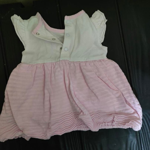Baby dress with embroidered teddy bear like new