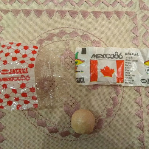 Tsik America Mexico '86 chewing gum red packaging new