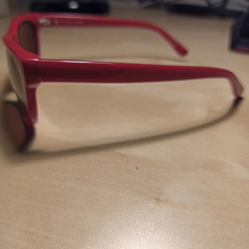 Brixton women's red sunglasses used with 100% UV protection
