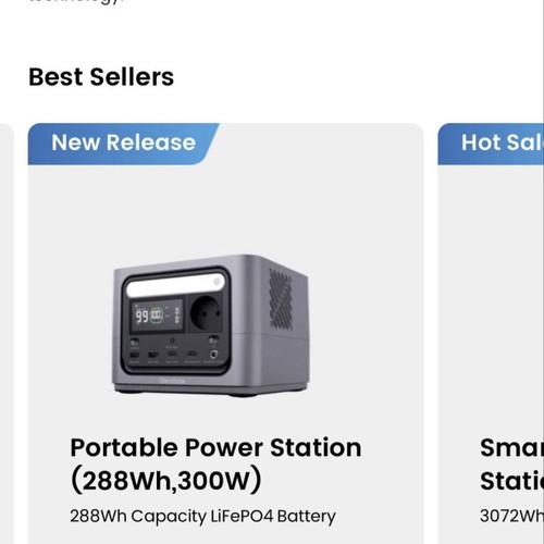 Gendome Go 300 portable power station with app