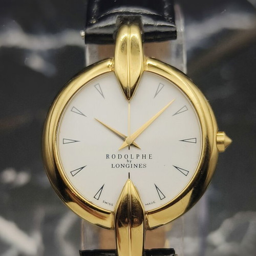 Rodolphe by Longines Swiss Quartz wristwatch, gold tone