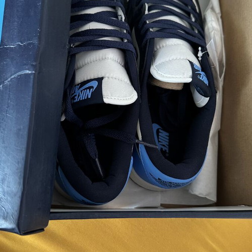 Nike Air Jordan Retro Low sneakers brand new, size 44, black and blue