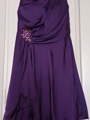 Mikael cocktail dress new, purple, size L