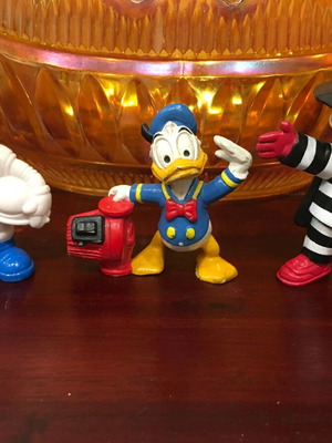 McDonald's Hamburglar and Disney Pluto PVC Figures 1995 like new