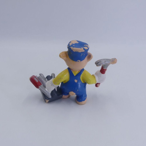 Vintage Practical Pig 2" PVC figure by Bullyland Disney used